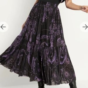 Blackmilk Art and Lore Two Tier Midaxi Skirt - limited